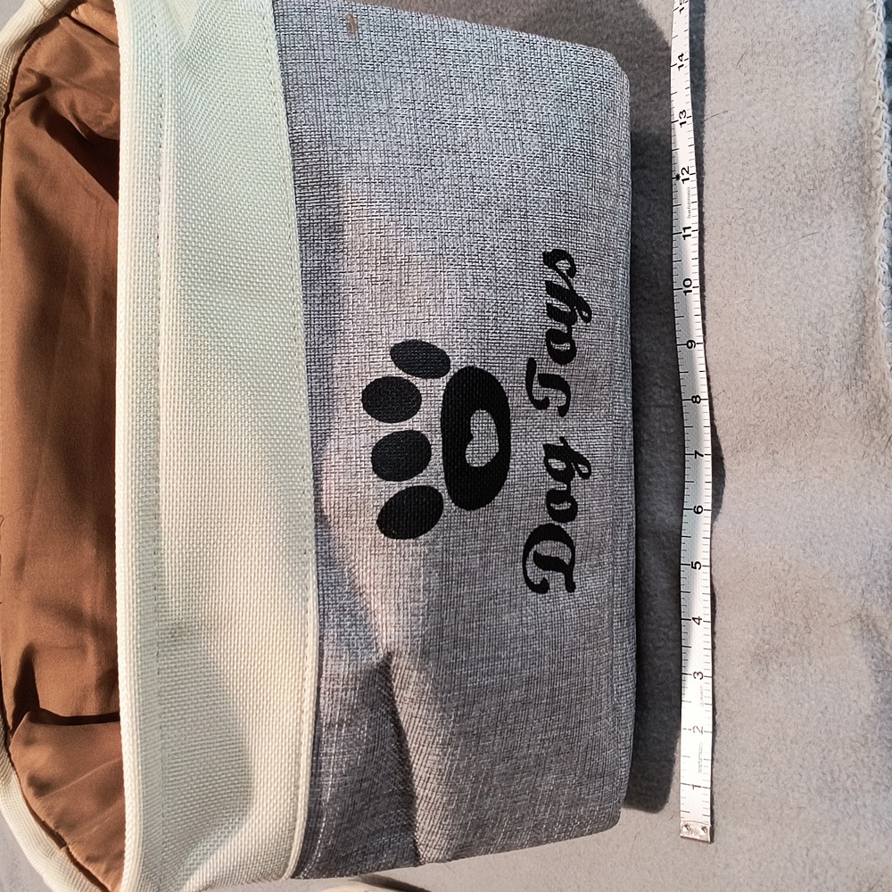 Dog Toys, collapsible storage bin.
